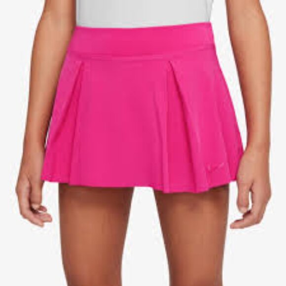 Nike Girls' Club Dri-FIT Golf Skirt / Skort Pink Standard Fit Size Large - Picture 1 of 8